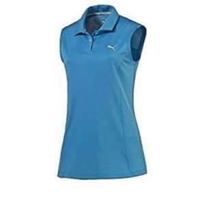 PUMA WOMEN'S POUNCE SLEEVELESS GOLF POLO